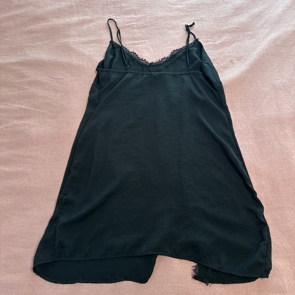 Urban Outfitters Black Lace Detail Chemise